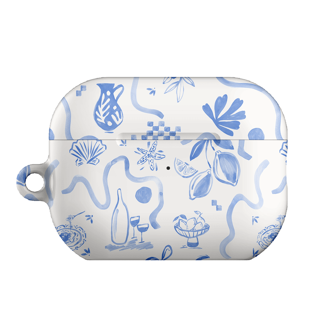 Premium Mediterranean Wave Design AirPods Pro Case - Trendy Protective Cover for Apple AirPods Pro (2019-2023) - Perfect for Travel, Workouts & Everyday Use