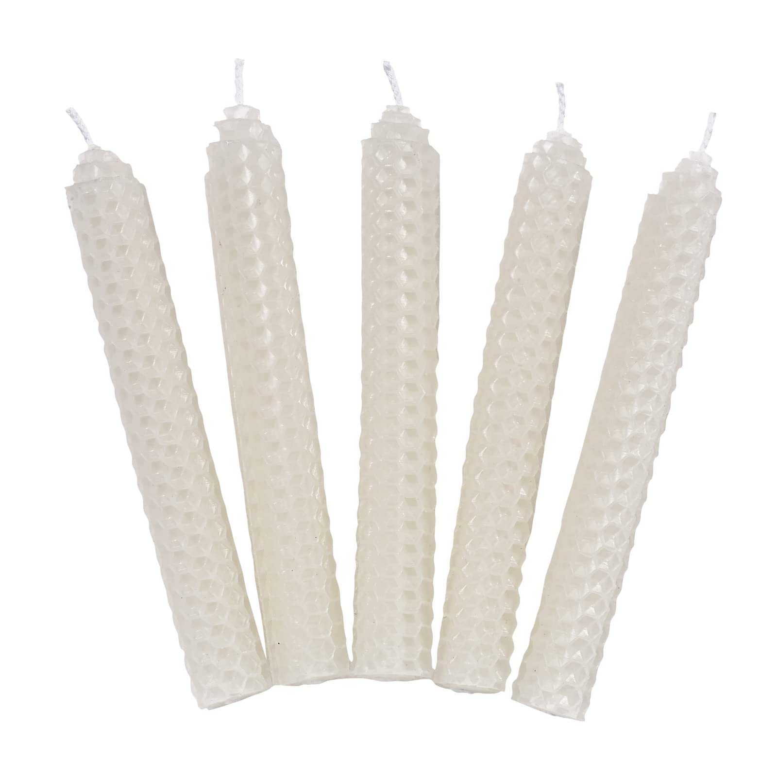 Rite Lite Premium White Shabbat Candles - 12-Piece Set in Elegant Gift Box with Artistic Hanukkah Card - Perfect for Jewish Holidays, Sabbath Celebrations & Home Decor
