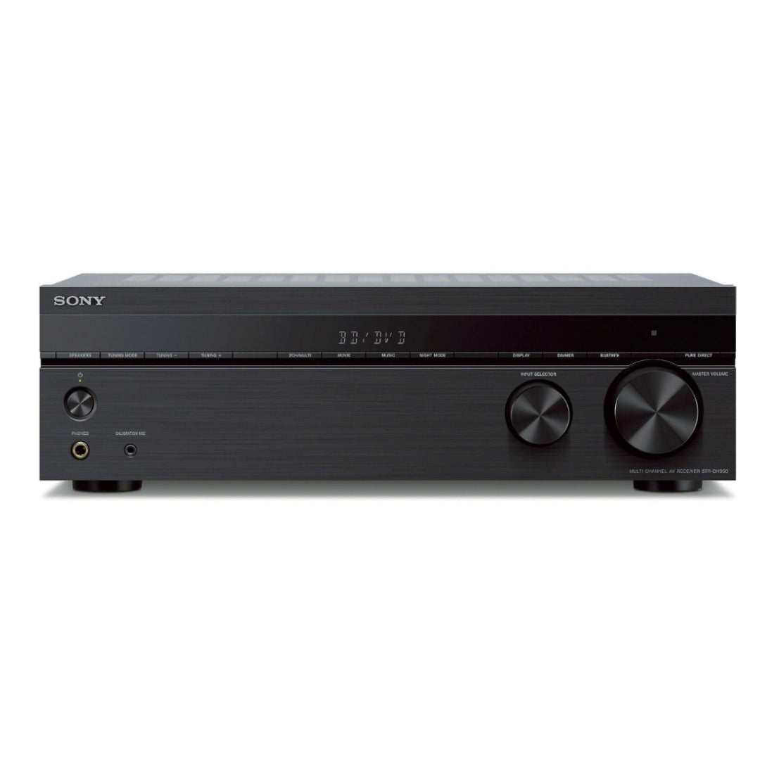 Sony STR-DH590 5.2 Channel Home Theater AV Receiver with Bluetooth - Perfect for Movie Nights & Music Streaming