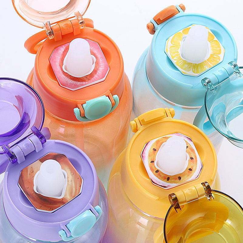 SQUICKLE Flavor Water Bottle with Pods - Leakproof Sports Cup for Gym & Outdoor (1000ml)
