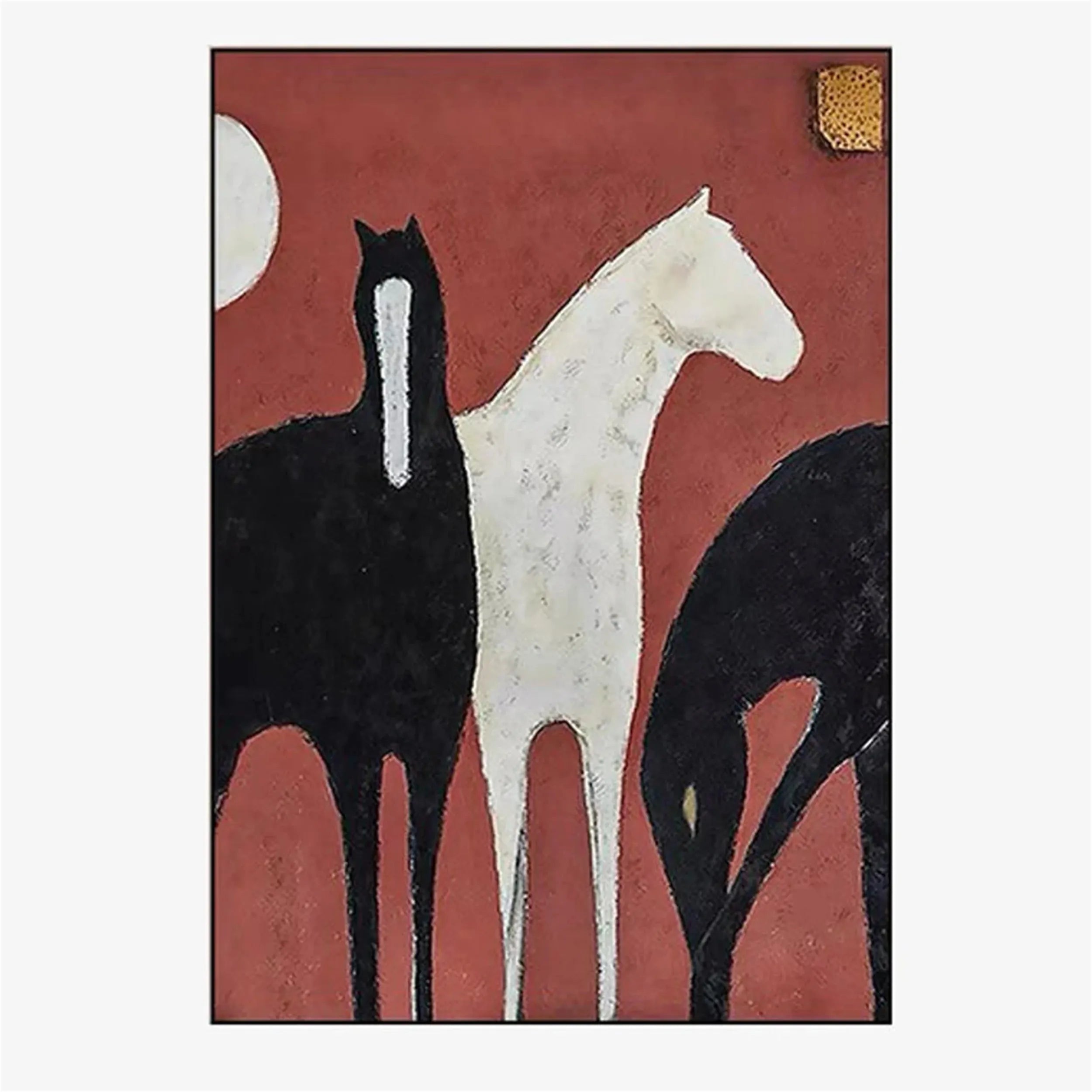 Animal Art Painting #AP006 - Handmade Wildlife Canvas Art for Home & Office Decor | Perfect for Living Room, Bedroom, or Gift