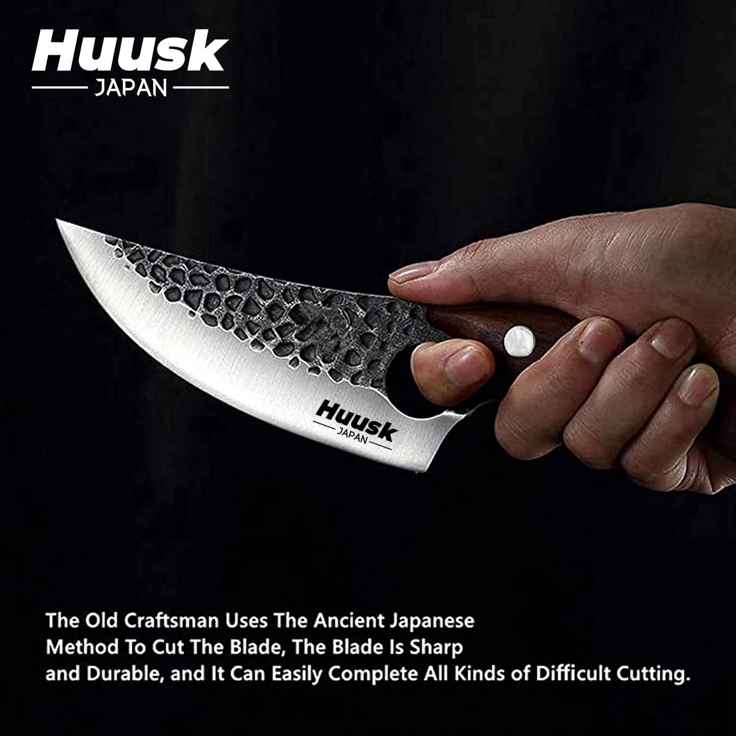 **Smith Chu Forged Viking Knives Set – Premium Husk Chef Knife, Butcher Knife, Fishing Fillet & Bait Knife, Japanese Chef Knife, Boning Knife, and Meat Cleaver – Ideal for Kitchen, Camping, Outdoor Cooking & Gifts for Dad**