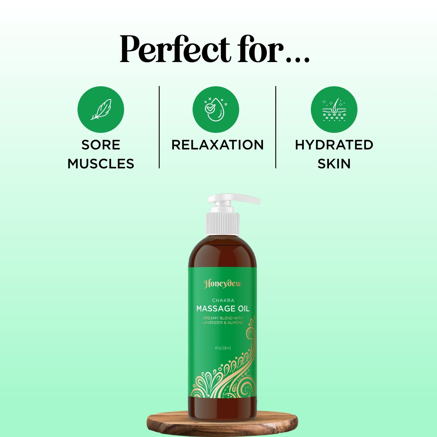 Chakra Aromatherapy Massage Oil - 100% Natural Essential Oils for Relaxation & Stress Relief - Perfect for Yoga, Meditation & Spa Treatments