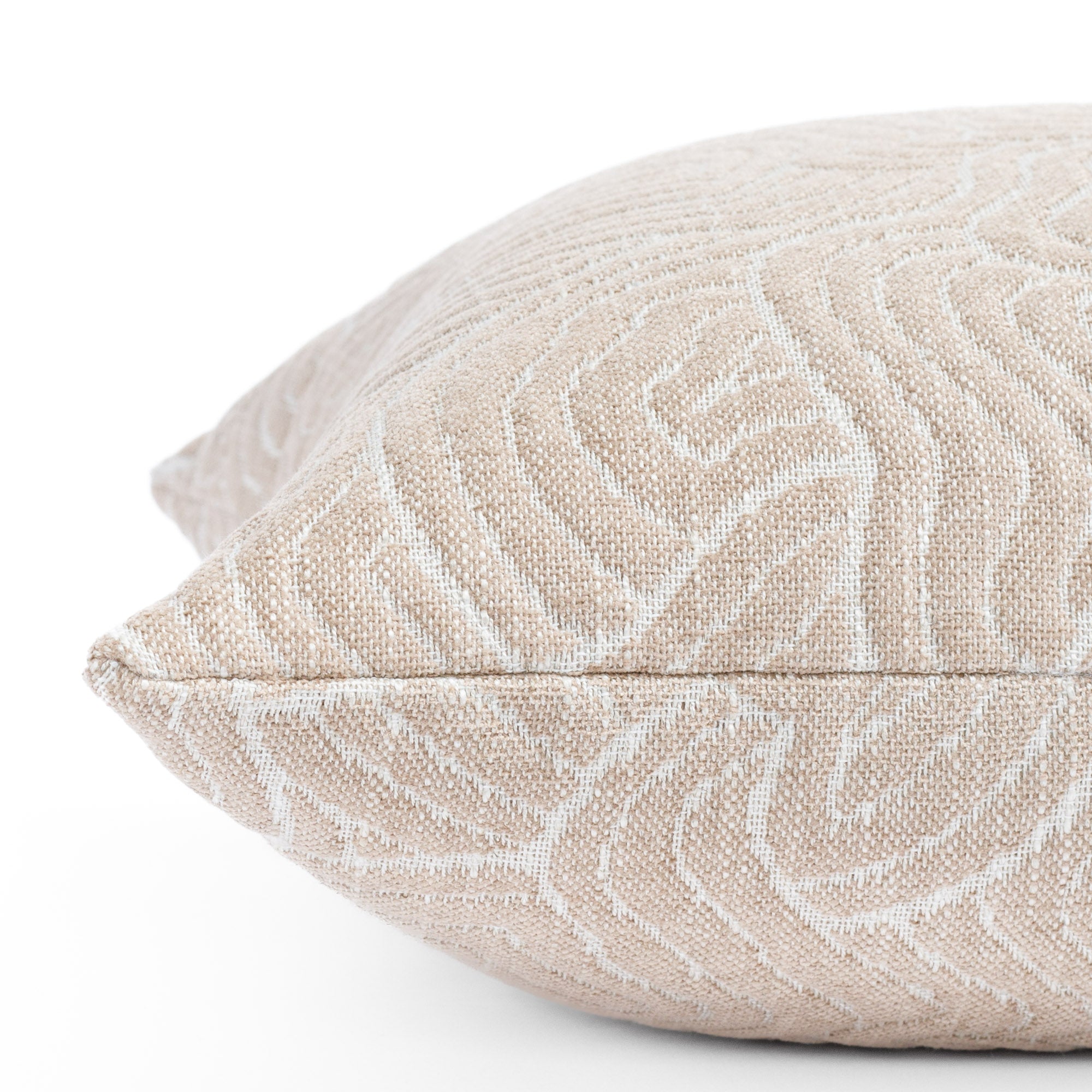 Quince 22x22 Inch Decorative Throw Pillow Cover - Soft Petal Pink Square Cushion for Sofa, Bed, Living Room & Home Decor