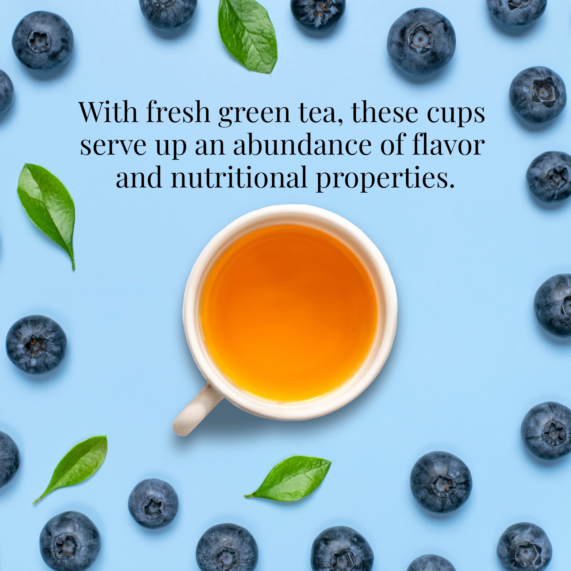 The Republic Of Tea Blueberry Green Superfruit Tea - 250 Tea Bags Bulk Pack | Antioxidant-Rich Superfood Blend for Energy & Wellness | Perfect for Morning Boost, Afternoon Refreshment & Relaxation