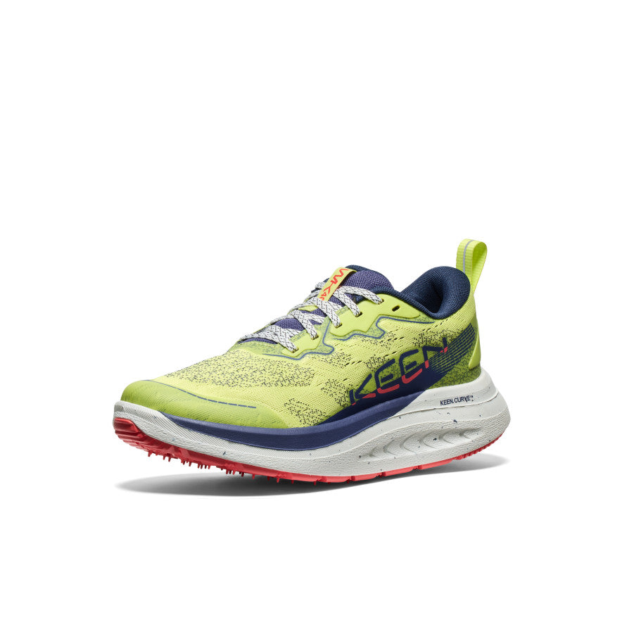 WK400 II Women's Walking Shoes - Daiquiri Green & Skipper Blue | Lightweight Comfort for Walking, Travel & Everyday Wear