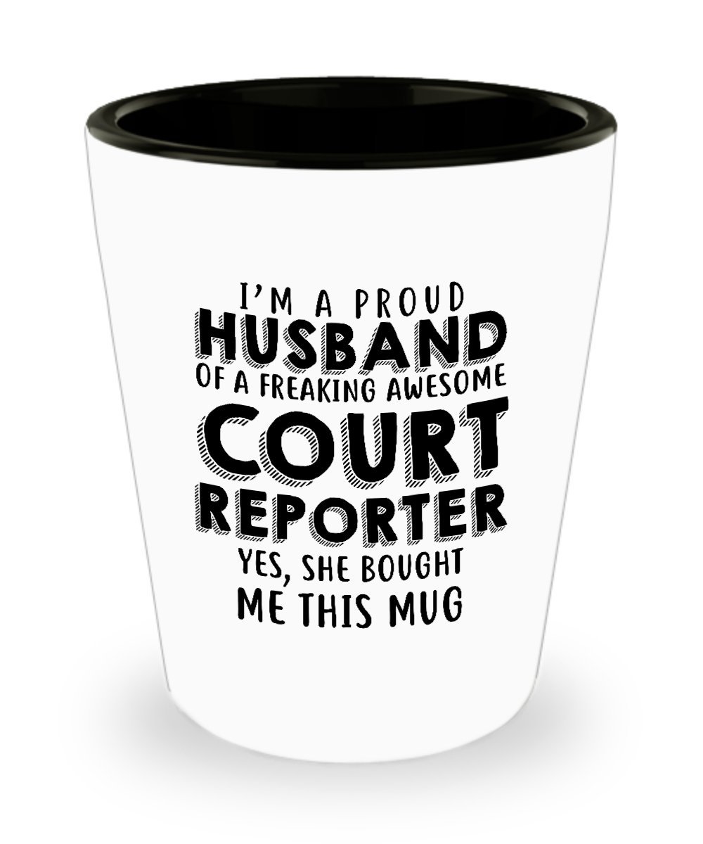 Funny & Unique Gifts for Men - Perfect Mother's Day Present from Wife | Sarcastic Court Reporter Gifts for Husband | Great for Office, Home & Special Occasions