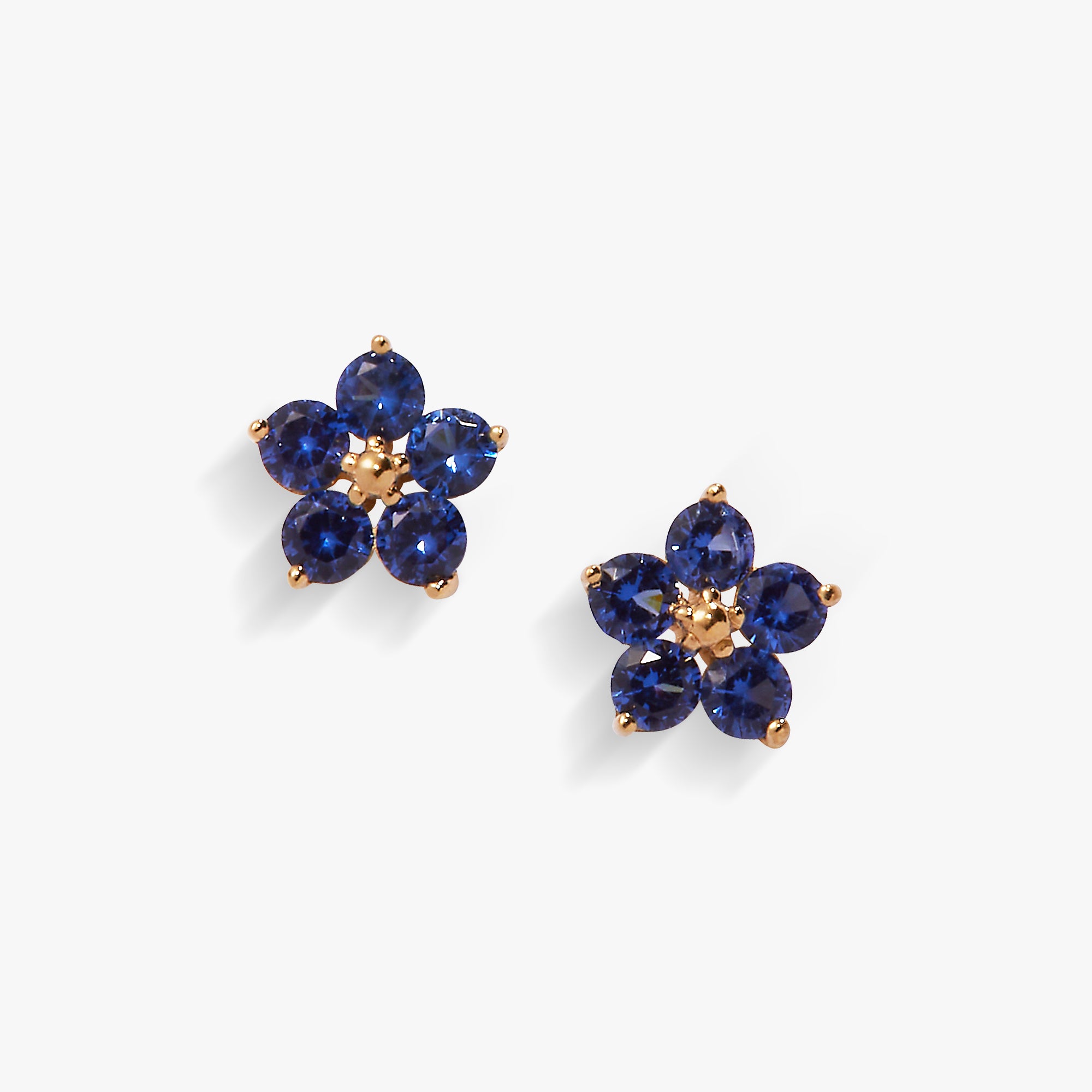 Elegant Crystal Forget Me Not Flower Earrings – Dainty Floral Jewelry for Women – Perfect for Weddings, Anniversaries & Special Occasions