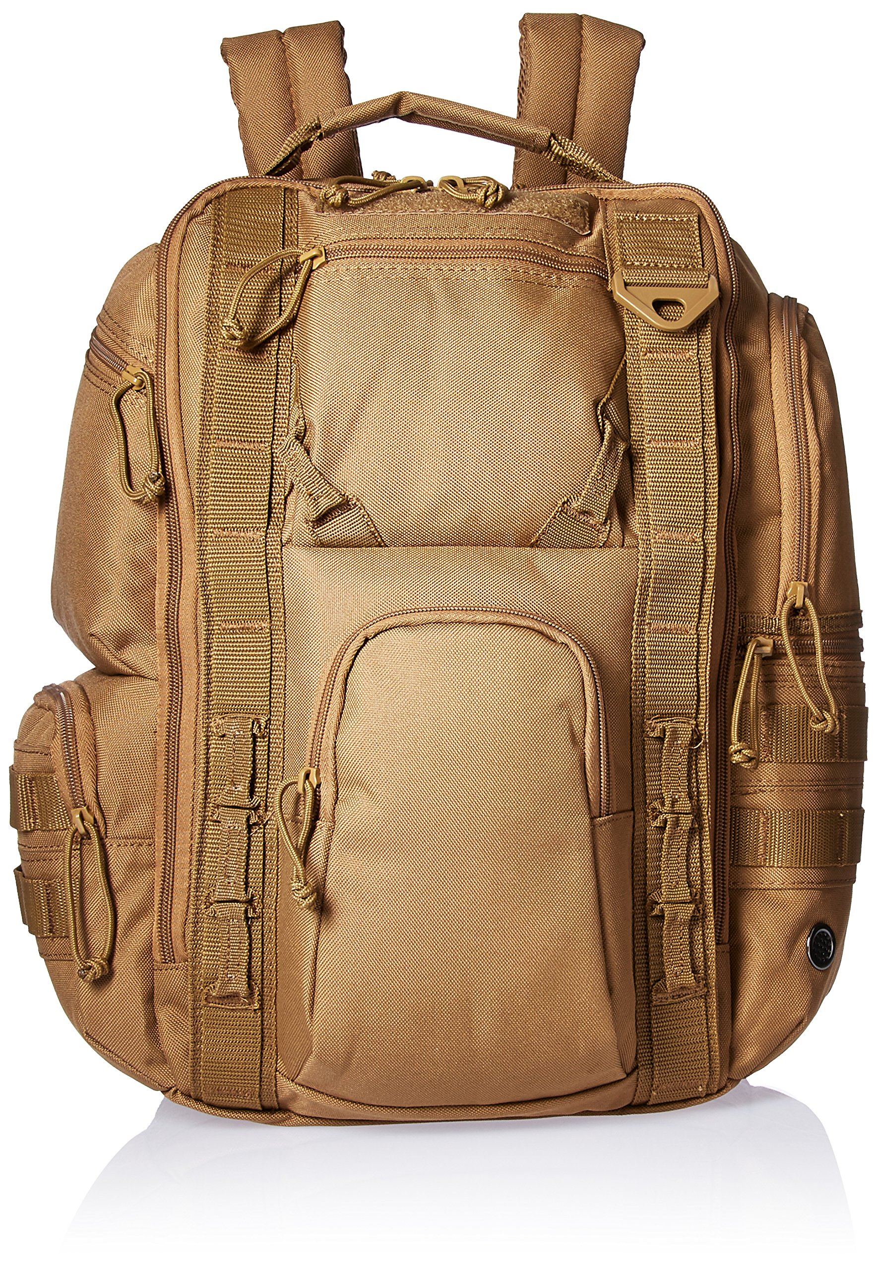 Mercury Tactical Gear Rogue Backpack 15L - Coyote Brown Military Backpack for Hiking, Camping & Outdoor Adventures - Durable Daypack for Men & Women