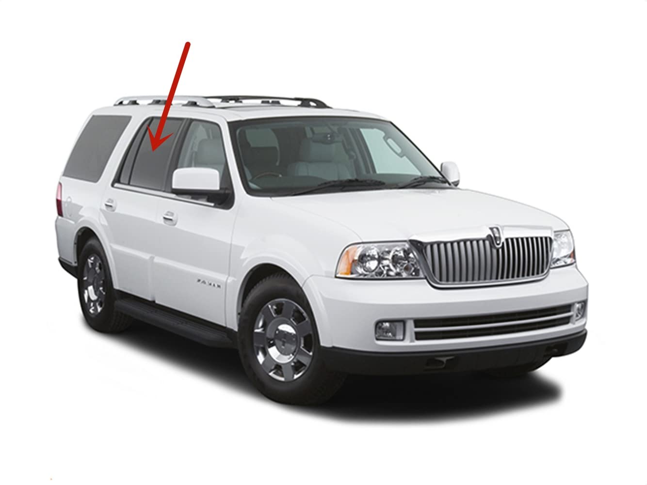 Passenger Right Side Rear Door Window Glass Replacement for Mercury Mountaineer & Lincoln Aviator 2002-2010 Models - Perfect Fit, OEM Quality, Easy Installation for Car Window Repair
