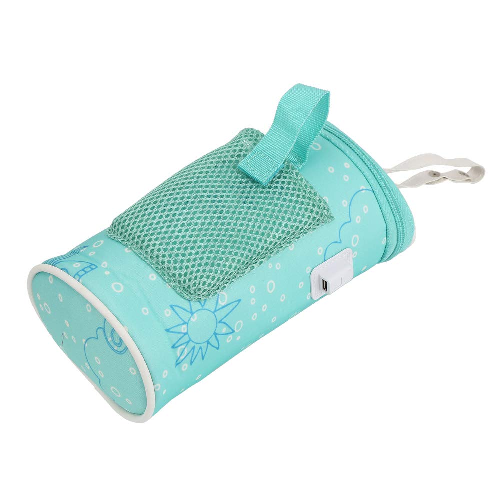 **Portable Baby Bottle Warmer & Insulated Breastmilk Cooler Bag - Perfect for Nursing Moms, Daycare, Travel, and On-the-Go Outings**