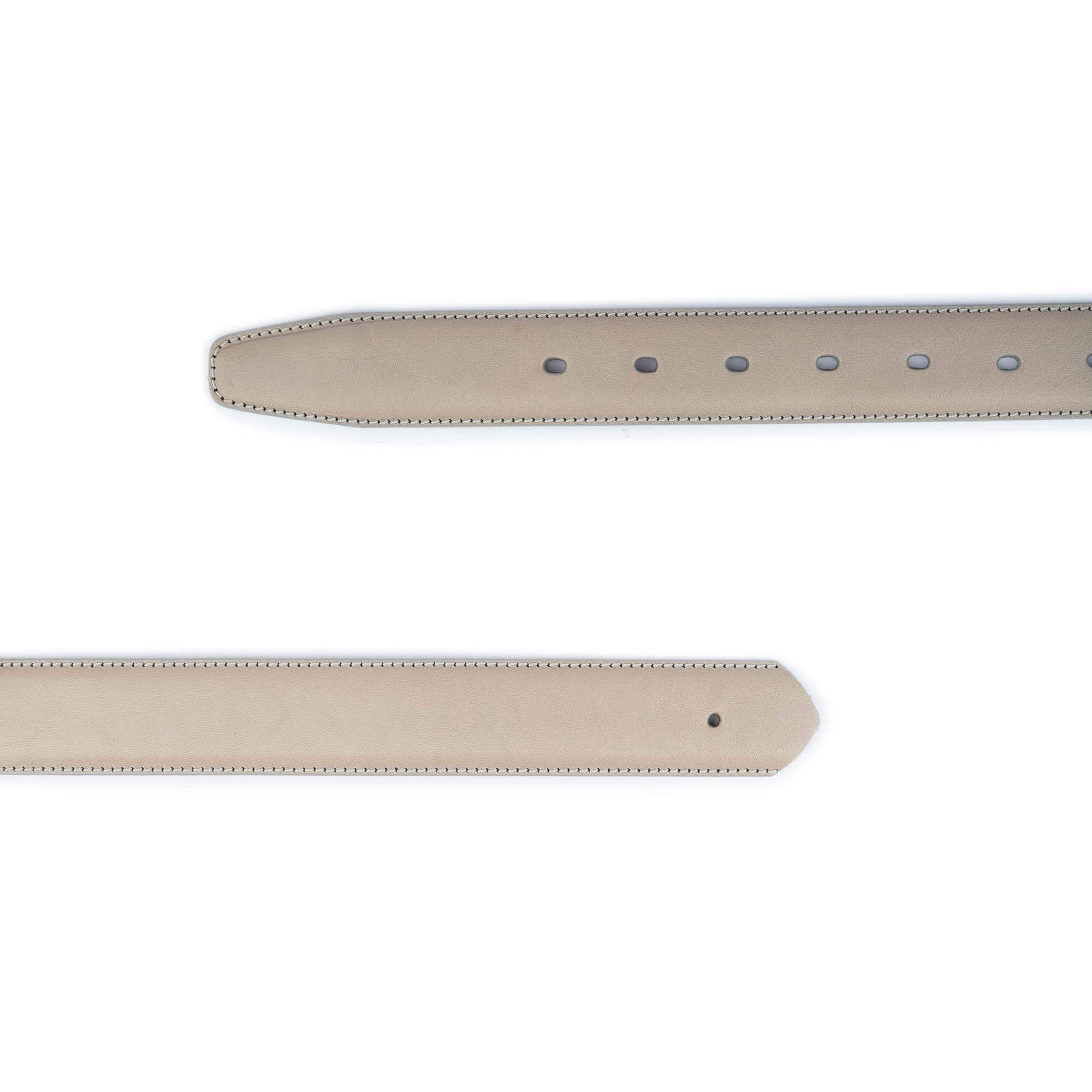Genuine Leather Belt Strap for Men - Grey Dunhill Buckle Replacement | Durable Dress & Casual Wear Accessory