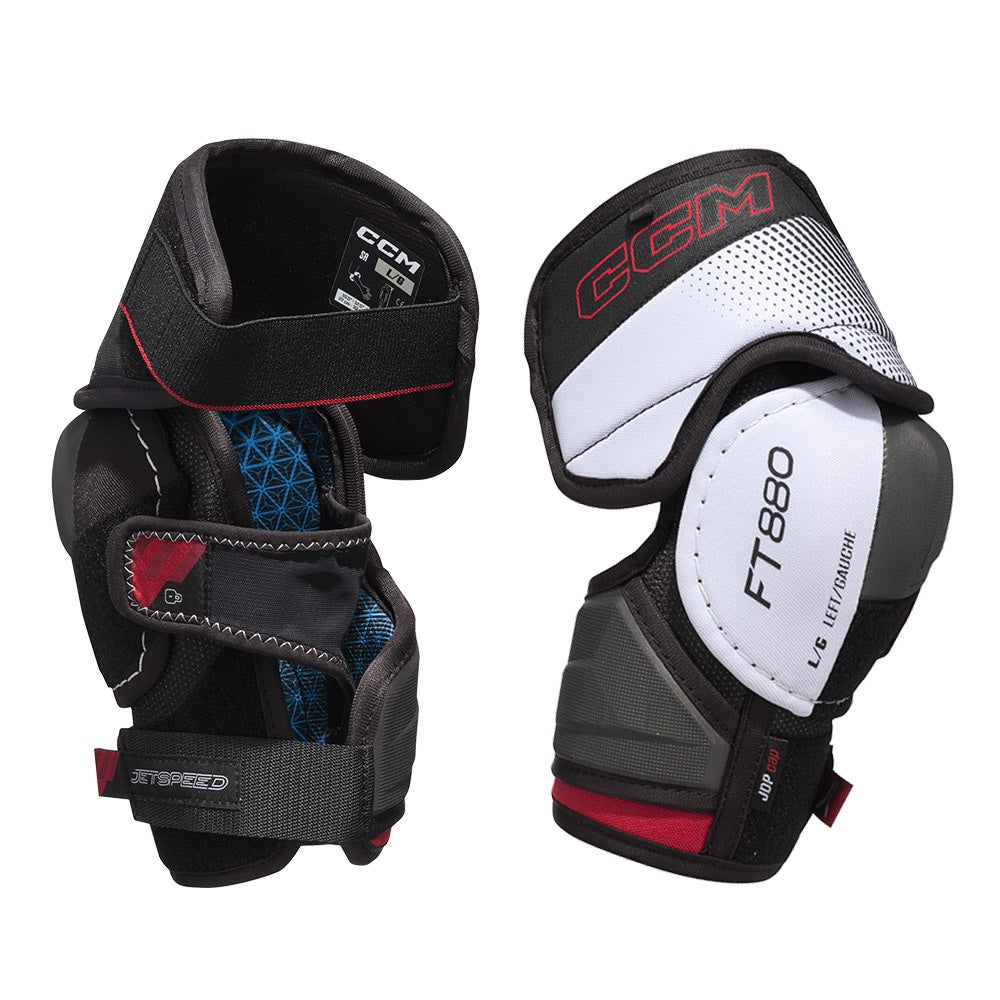 CCM Jetspeed FT880 Senior Ice Hockey Elbow Pads - Protective Gear for Hockey Players - Perfect for Training & Games