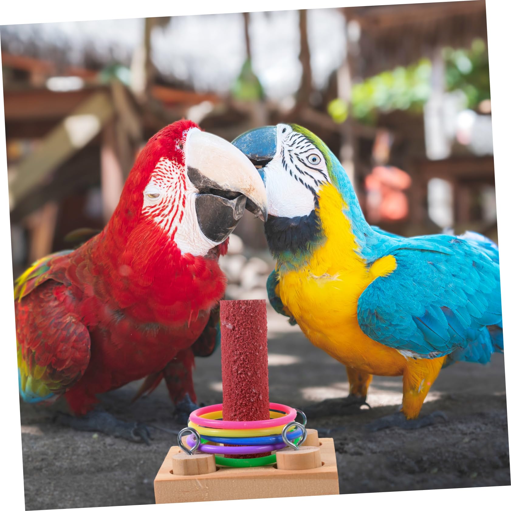 Mipcase Parrot Training Toy Set - Interactive Bird Intelligence Puzzle & Educational Toys for Parrots - Perfect for Training, Enrichment & Mental Stimulation of Pet Birds