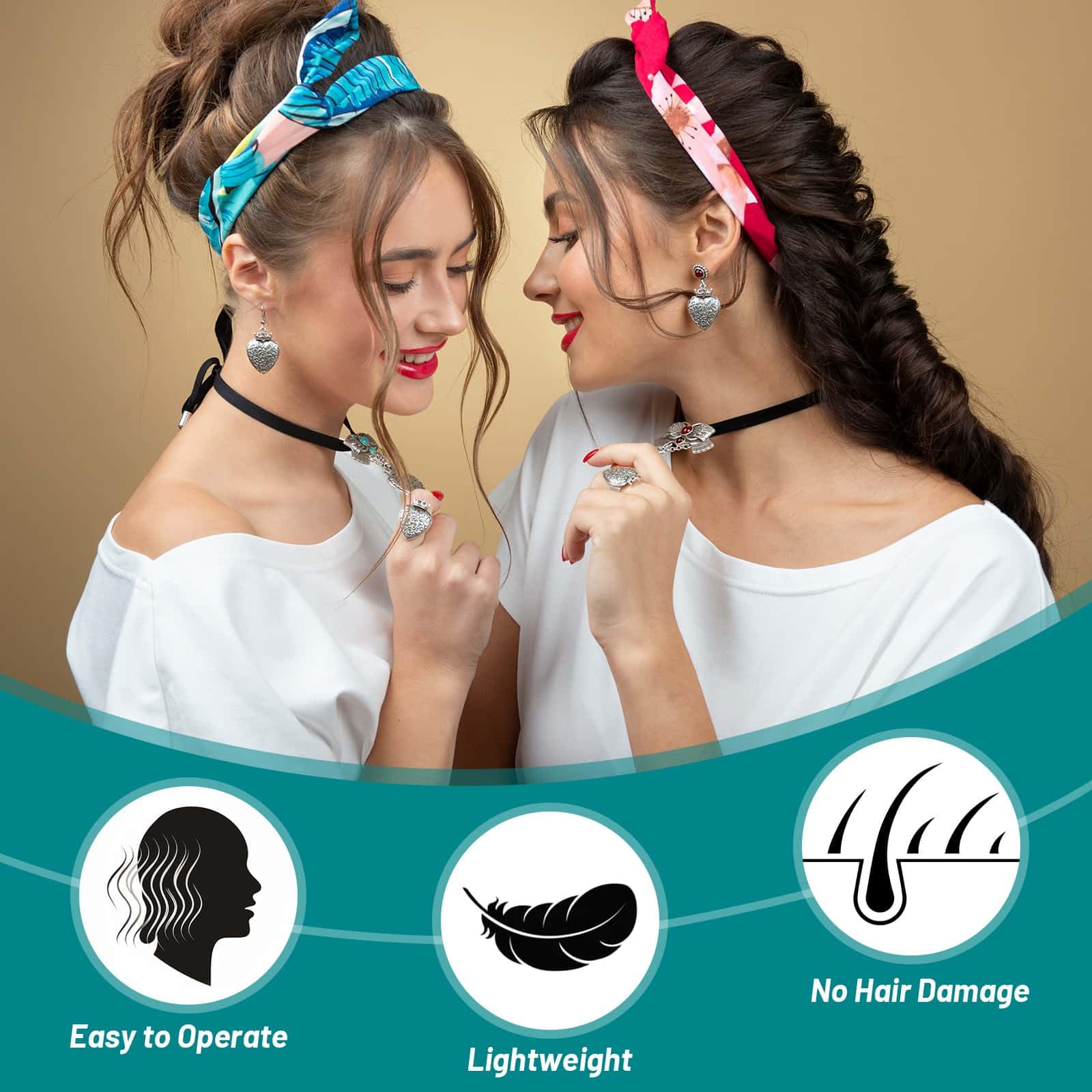 Acejoz 38 Pcs Self Grip Hair Rollers Set with 4 Sizes - Includes 12 Hair Clips, Comb & Storage Bag for Voluminous Blowout Hairstyles - Perfect for Salon, Home Styling & Party Looks (Black)