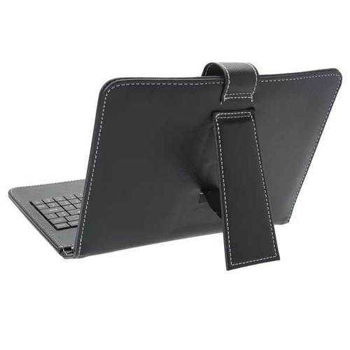 8 Inch French Keyboard PU Leather Case Cover with Stand for Tablet - Perfect for Work, Travel, and Home Office Use