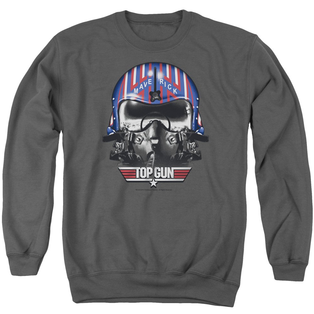Top Gun Maverick Helmet Unisex Crewneck Sweatshirt for Men & Women - Casual Wear, Movie Fan Gift, Street Style Fashion