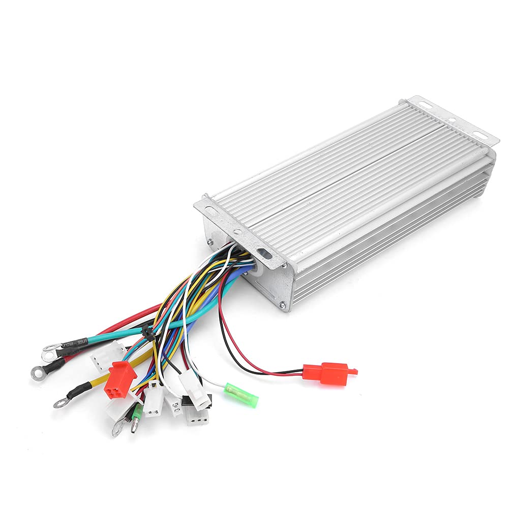 40A Brushless Motor Controller with Auto Identification - Low/High Brake for Electric Bikes, Scooters & DIY Projects - Perfect for E-Bike Conversion Kits & Motor Upgrades