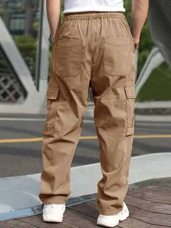 Stylish Loose Straight Casual Trousers for Women - Comfortable Everyday Pants for Work, Travel & Lounge Wear