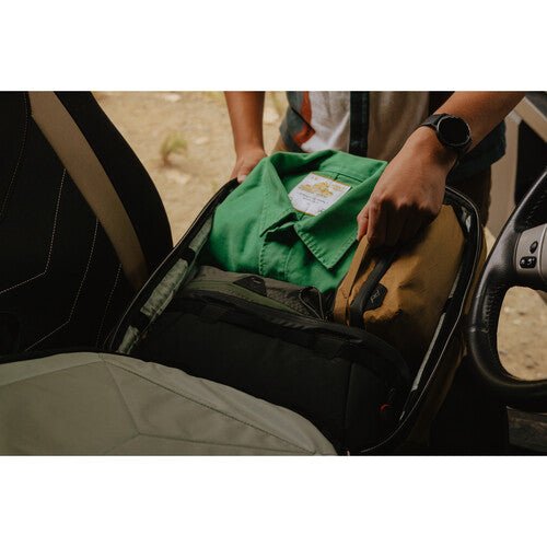 Peak Design 45L Travel Backpack - Durable Coyote Color for Adventure Travel, Hiking & Business Trips - Waterproof Carry-On Backpack with Laptop Compartment