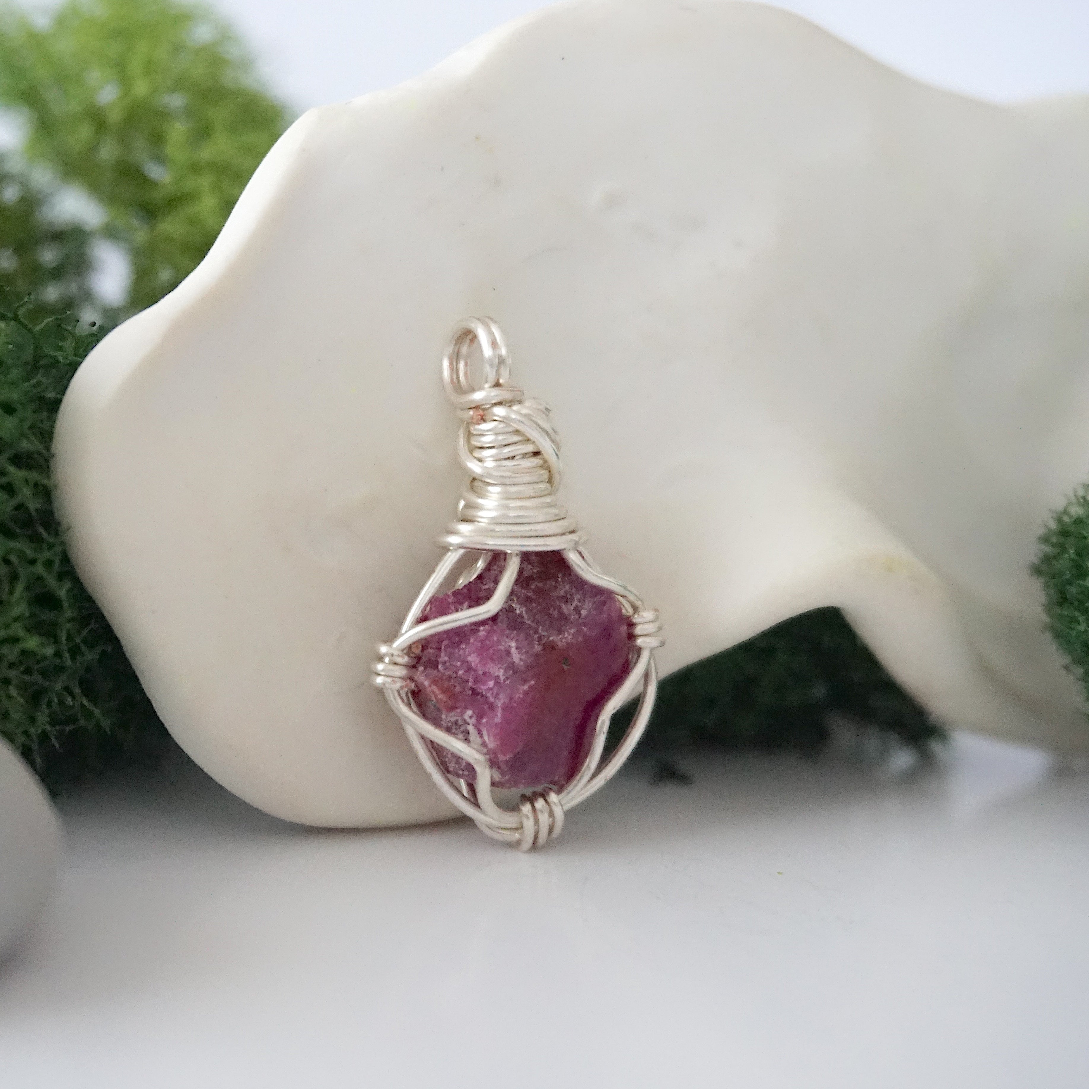 Elegant Ruby Birthstone Necklace - Genuine Crystal Jewelry for Women | Perfect Gift for Birthday, Anniversary & Special Occasions