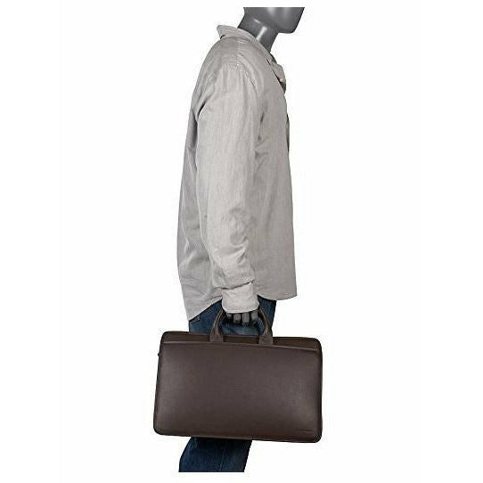 Premium Platinum Edition Executive Briefcase - Professional Leather Laptop Bag for Business & Travel - Perfect for Office, Meetings & Corporate Gifting