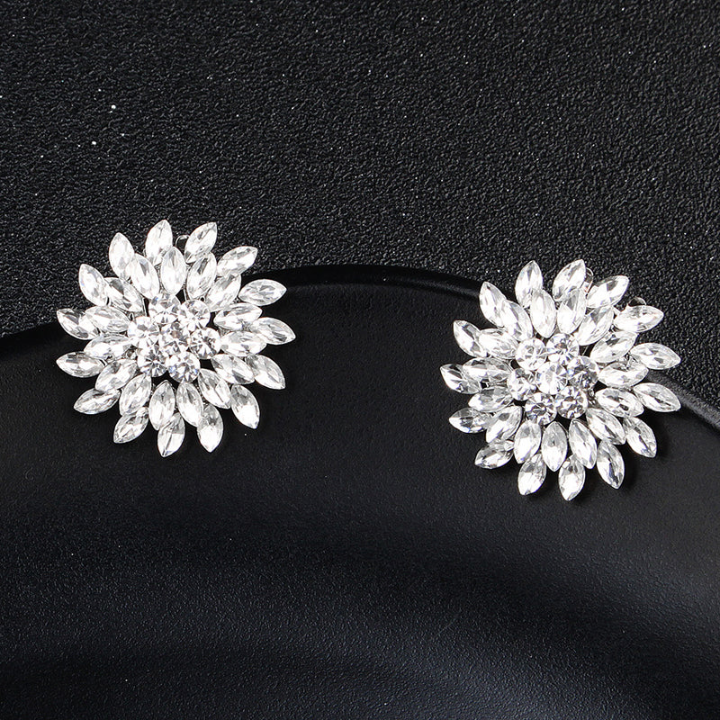 1 Pair Detachable Round Shoe Clips for Wedding Shoes - Elegant Buckle Accessories for Bridal, Prom, and Formal Occasions