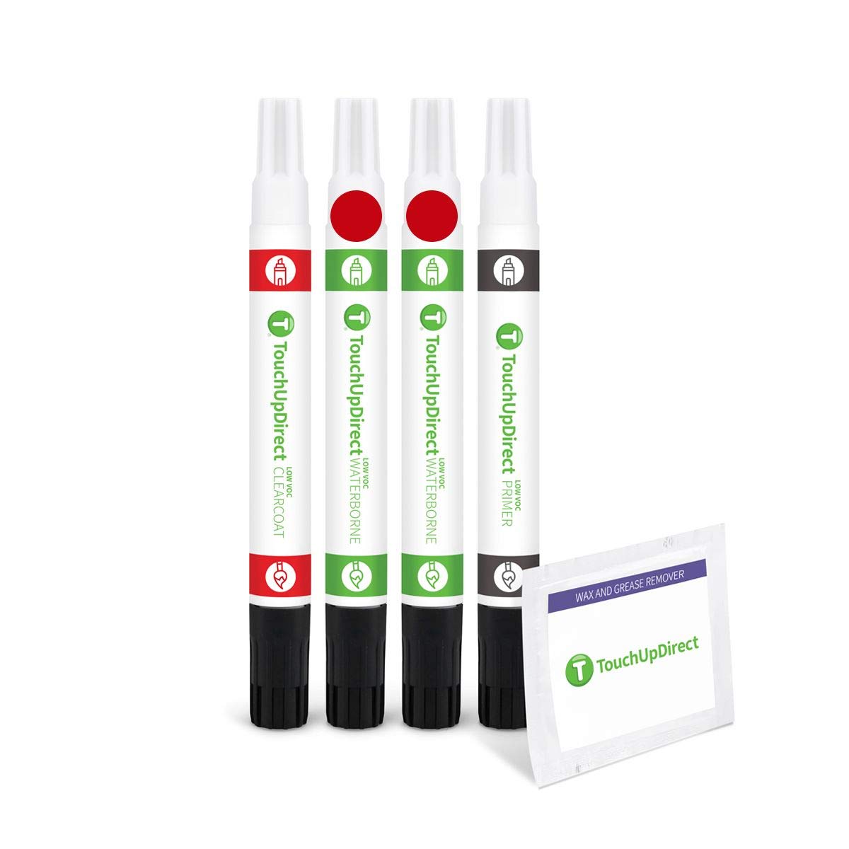 TouchUpDirect 41V Soul Red Metallic Tricoat Exact Match Touch Up Paint Kit for Mazda - Premium Combo Package | Perfect for Car Scratches, Chips & Paint Repair