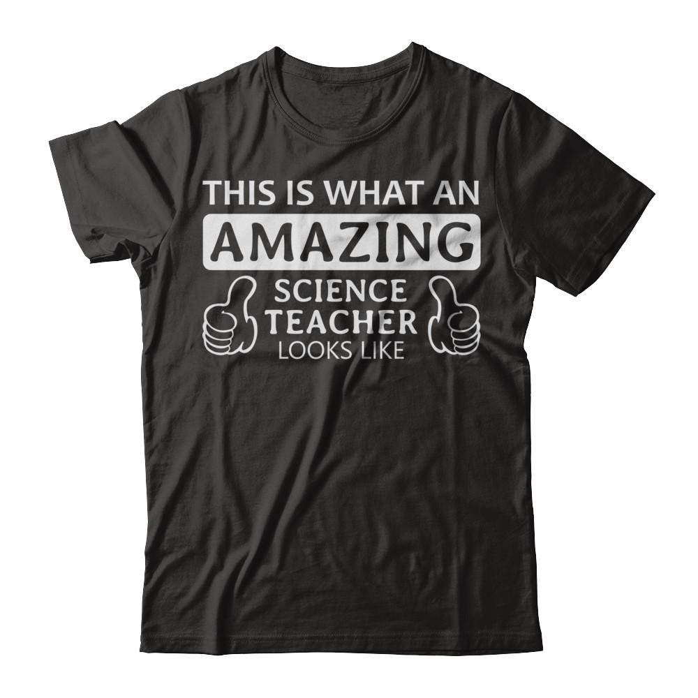 TeeAbelia Amazing Science Teacher T-Shirt - Funny Science Educator Gift for Teachers, Professors & Educators - Perfect for Classroom, School Events & Teacher Appreciation