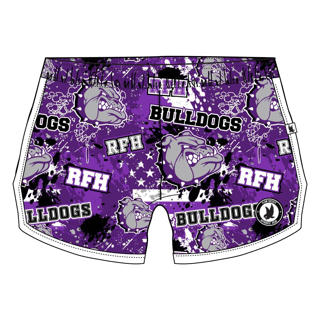 RFH Bulldogs Girls & Womens Short Sleeve T-Shirt - Comfortable Cotton Tee for Casual Wear, Sports & Everyday Outfits