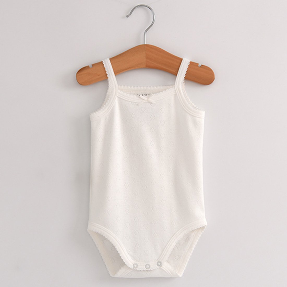 Baby Girls Spaghetti Strap Bodysuit - Sleeveless Cotton Tank Top Onesie Outfit (3-Pack) | Soft Summer Baby Clothes for Playtime & Outdoor Activities