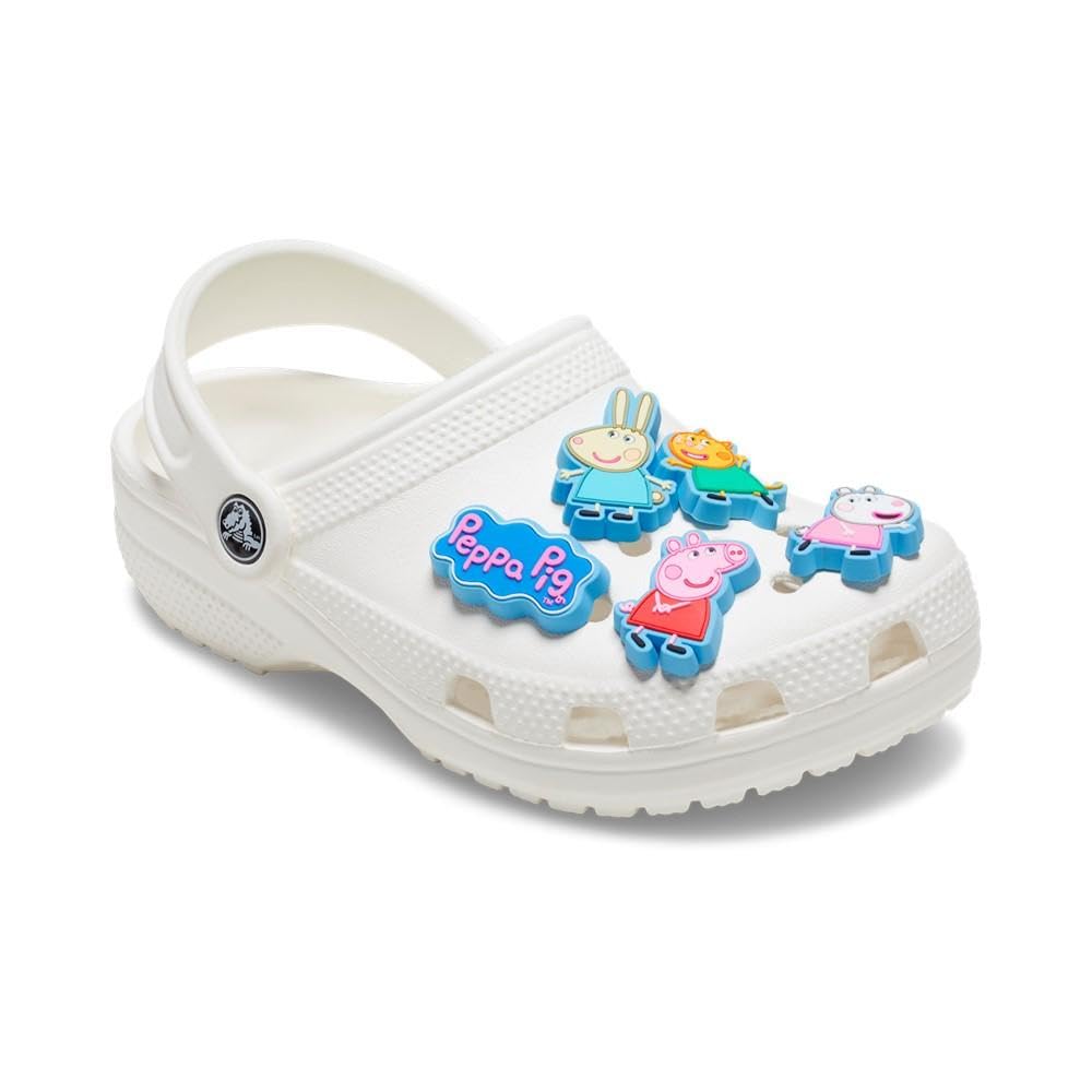 Crocs 5-Pack Peppa Pig Shoe Charms | Jibbitz for Crocs Shoes | Fun & Customizable Accessories for Kids & Adults | Perfect for School, Play & Everyday Wear