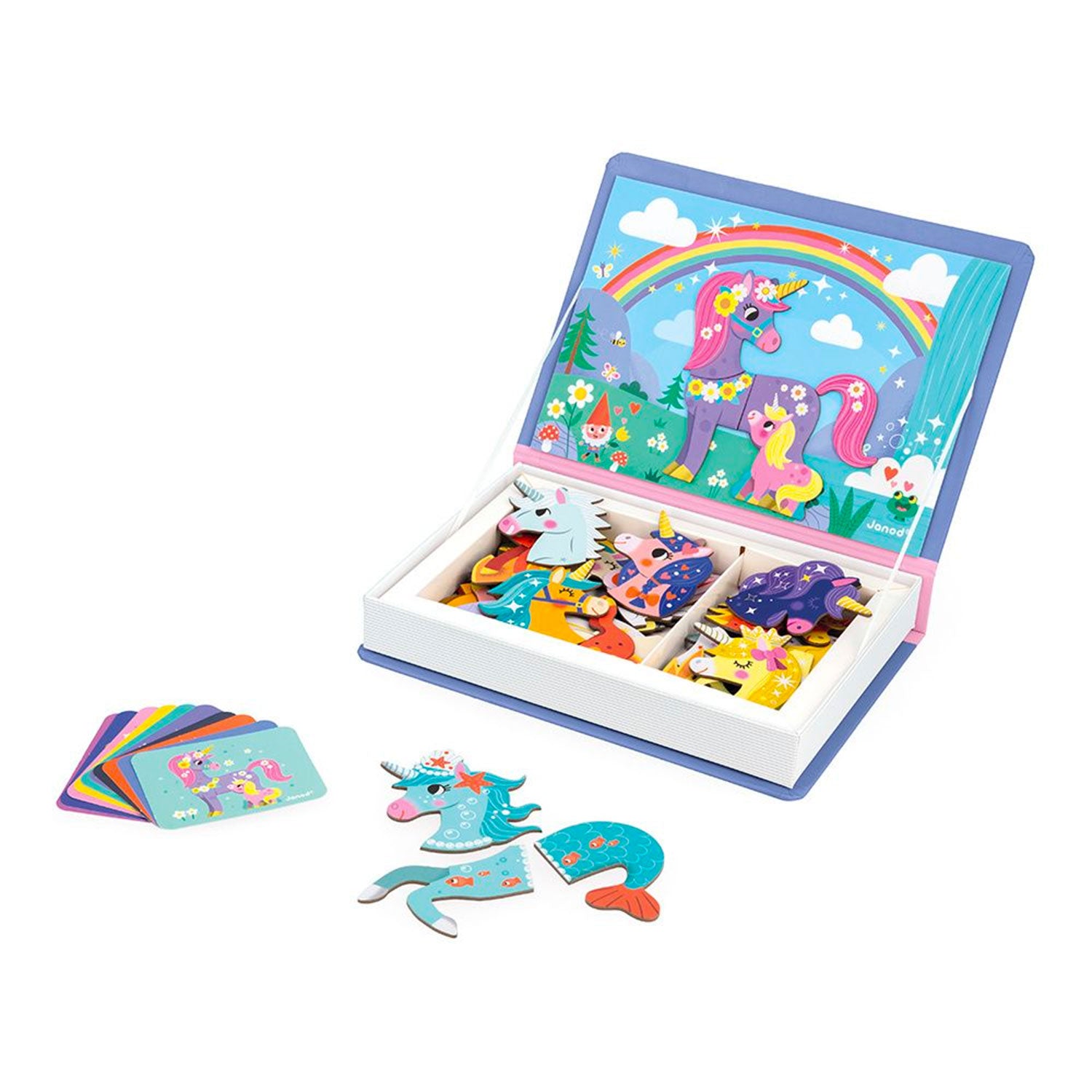 Magnetic Book for Kids - Unicorn Theme | Interactive Learning Toy for Preschool & Travel | Fun Educational Activity for Girls & Boys