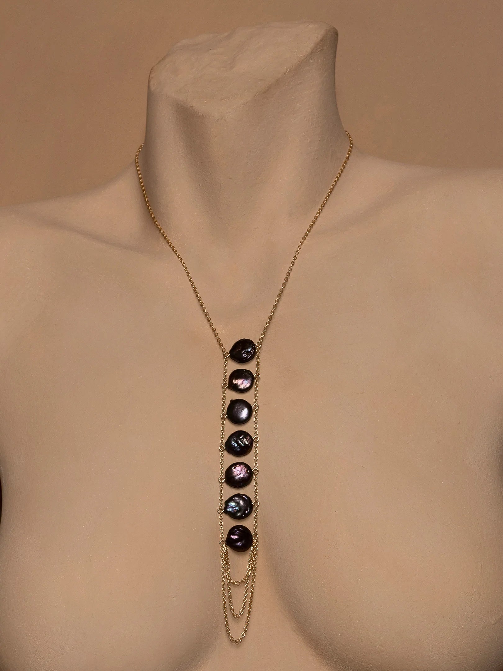 7 Chakra Pearl Necklace - Healing Crystal Energy Jewelry for Meditation & Spiritual Balance | Perfect for Yoga, Reiki & Mindfulness Practices