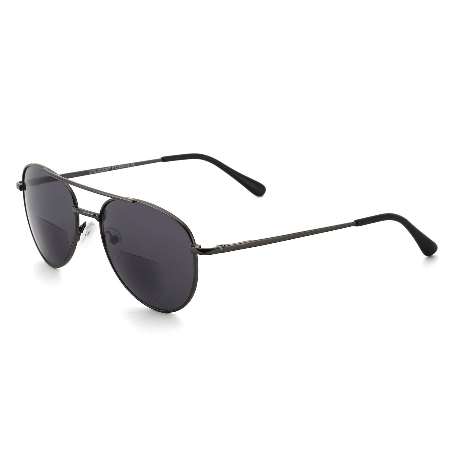 Aviator Style Blue Light Blocking Bifocal Reading Glasses with UV400 Protection - Lightweight & Stylish for Computer Use, Reading, and Outdoor Activities