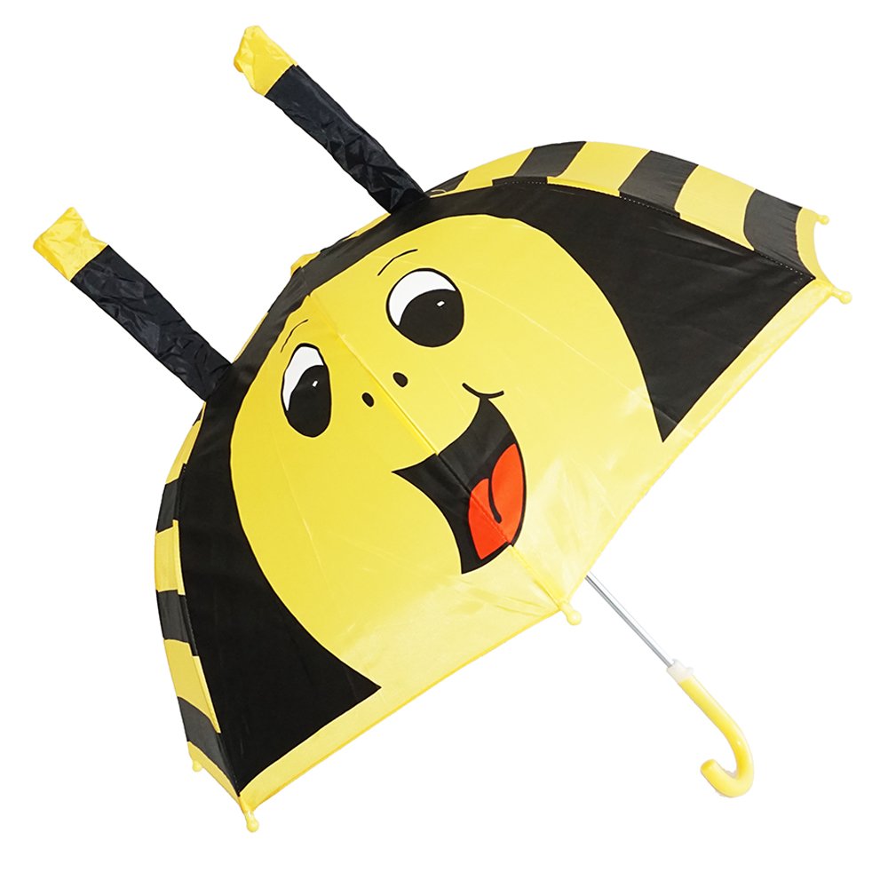 3D Pop-Up Bee Cute Umbrella - Yellow & Black Waterproof Compact Folding Umbrella for Women & Men - Perfect for Rainy Days, Outdoor Events & Fashion Accessory