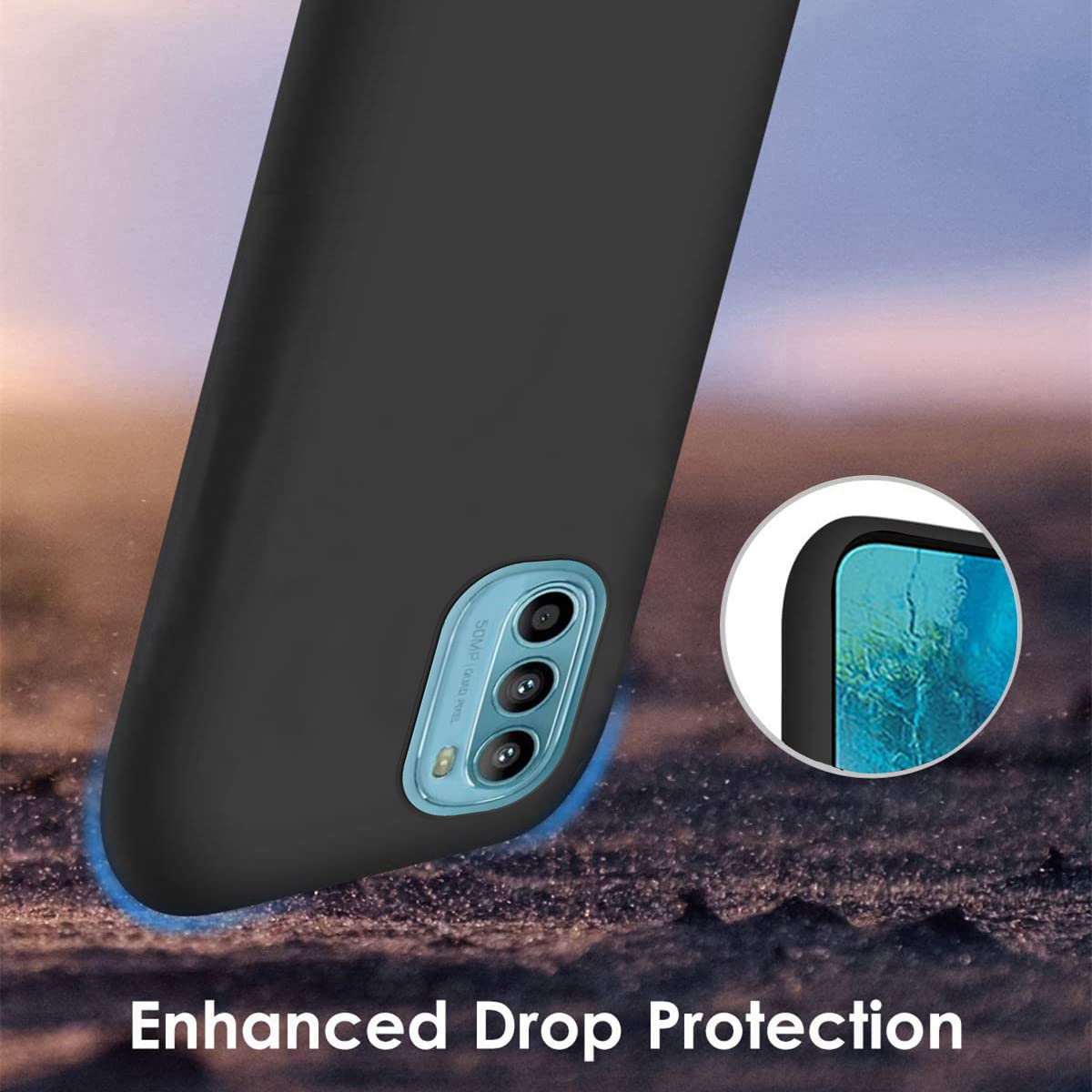 Customized Photo Case for Moto G52 - Personalized Shockproof Silicone Phone Cover with Picture Printing | Soft Candy Design Protective Case | Perfect Christmas Birthday Thanksgiving Gift for Her/Him | Ideal for Travel, Work & Everyday Use