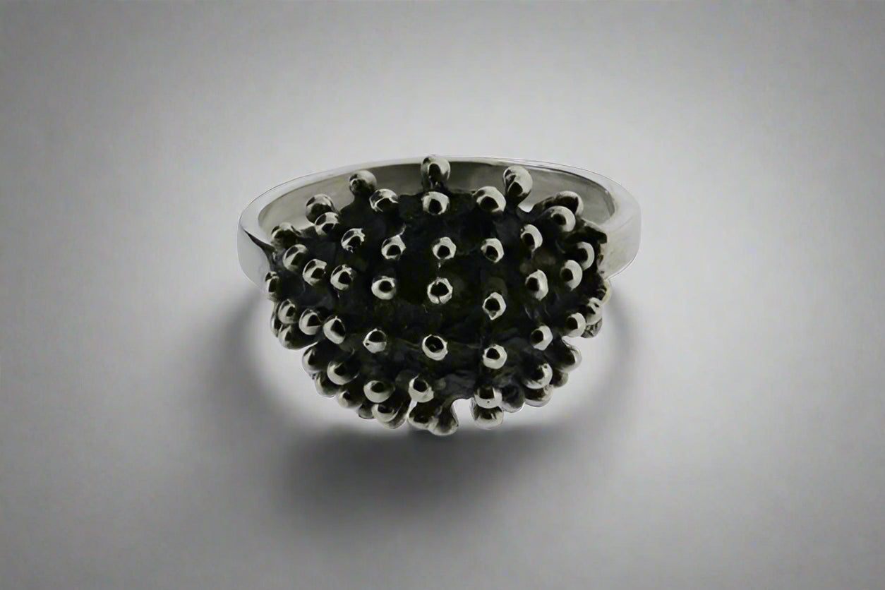 Fizzy Bubble Ring - Oxidized Sterling Silver Jewelry for Women - Perfect for Parties, Gifts & Everyday Wear