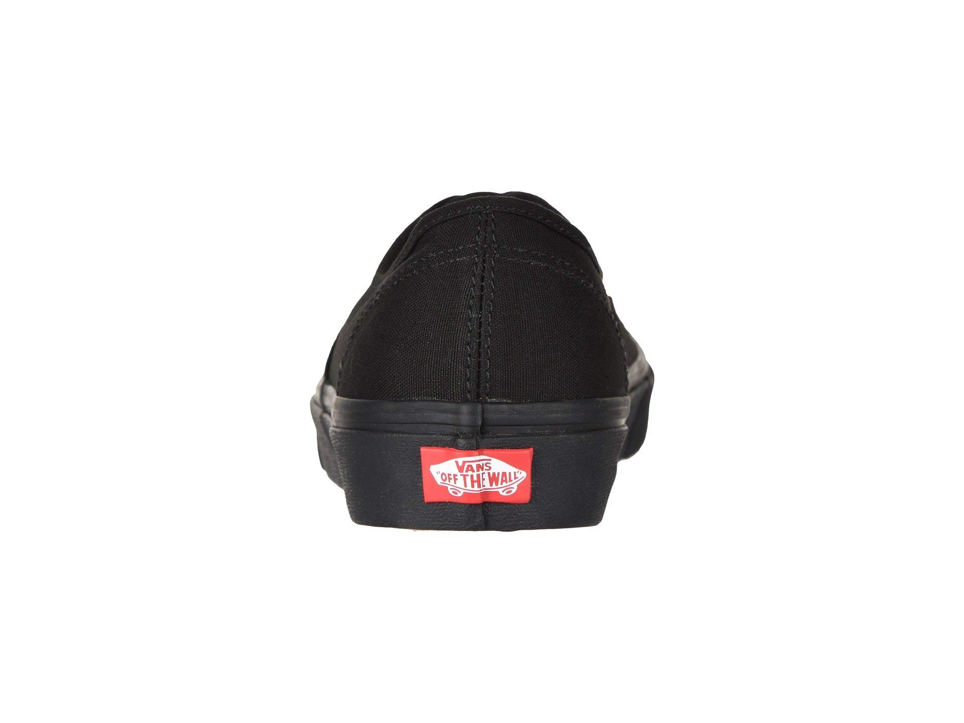 Vans Authentic Unisex Sneakers - Classic Black/Black Canvas Shoes for Men & Women | Casual Wear, Skateboarding, Street Style