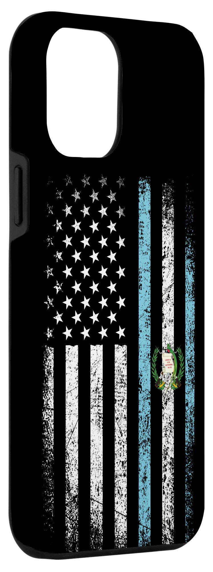 iPhone 12 Pro Max Case - Vintage Guatemalan American Flag Design with Roots Patriotic Theme | Perfect for Travel, Cultural Events & National Holidays