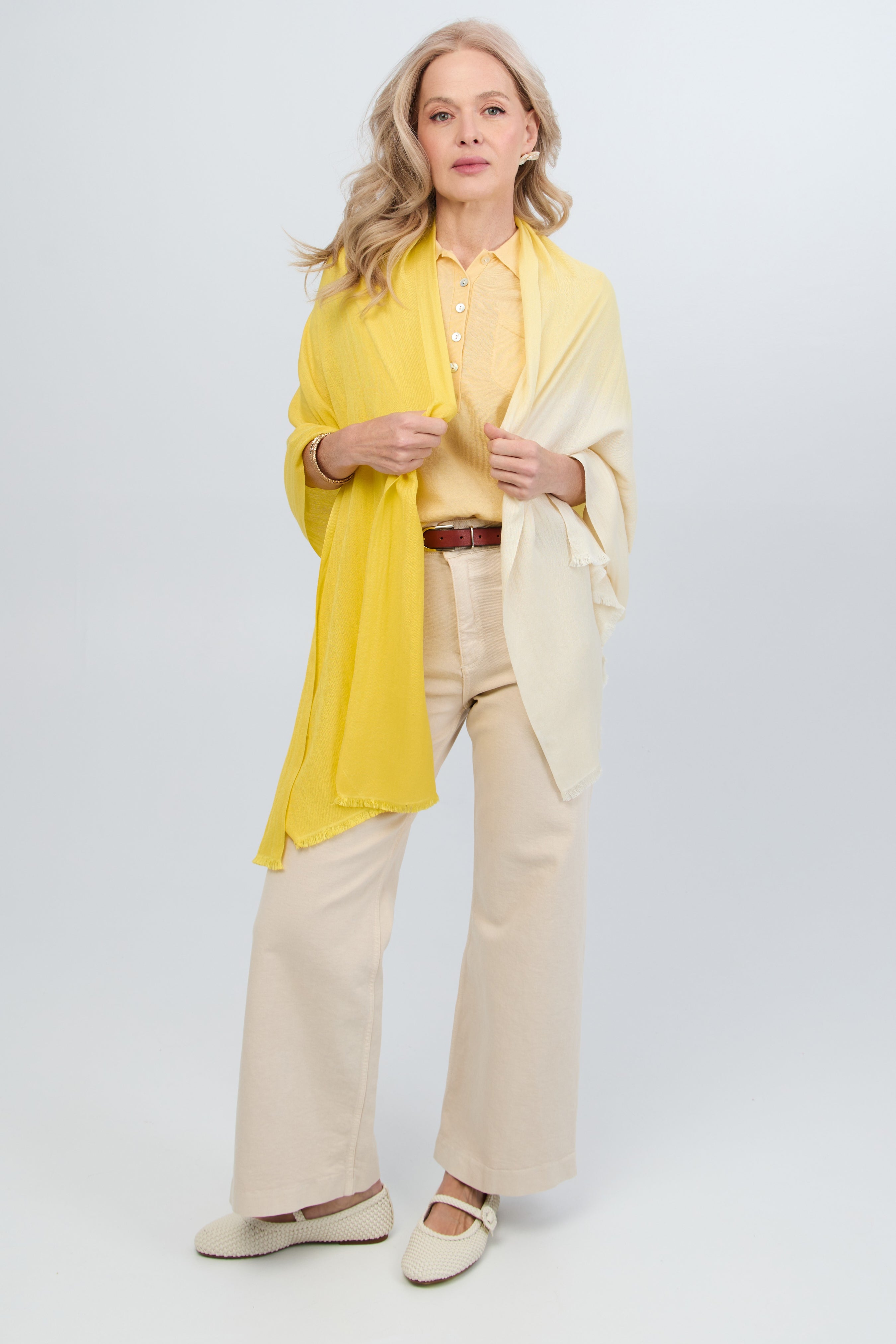 Luxury Cashmere Ombre Scarf for Women - Soft Winter Fashion Accessory - Perfect for Cold Weather, Office & Holiday Gifts