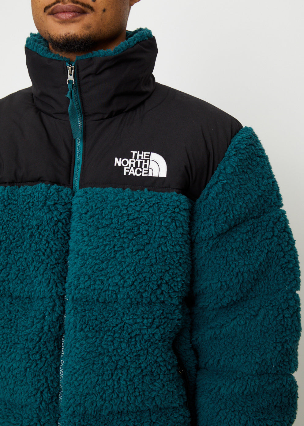 1996 Retro Sherpa Nuptse Jacket for Men & Women - Vintage 90s Style Puffer Coat with Faux Fur Trim - Warm Winter Outerwear for Skiing, Snowboarding & Cold Weather Adventures