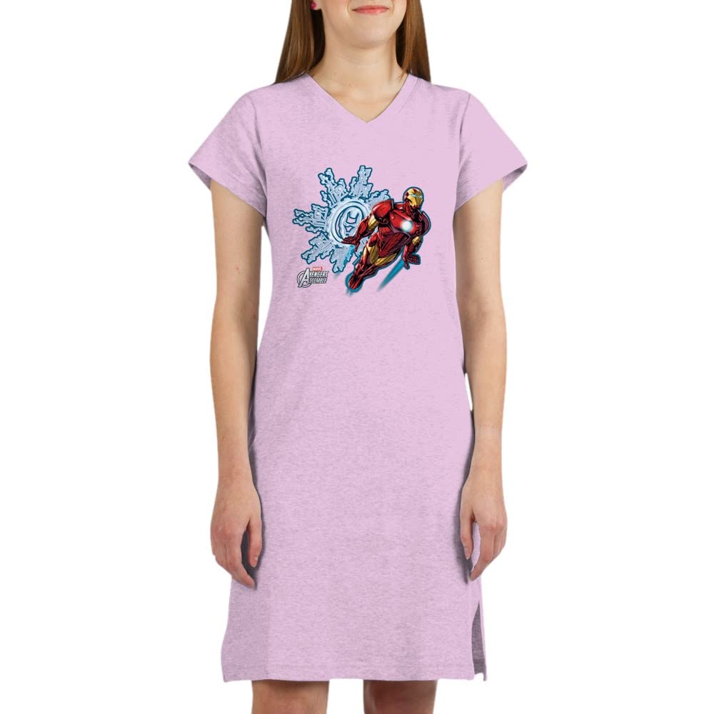 Marvel Iron Man Holiday Nightshirt - Superhero Christmas Pajamas for Men & Women | Perfect for Xmas Parties & Gifts