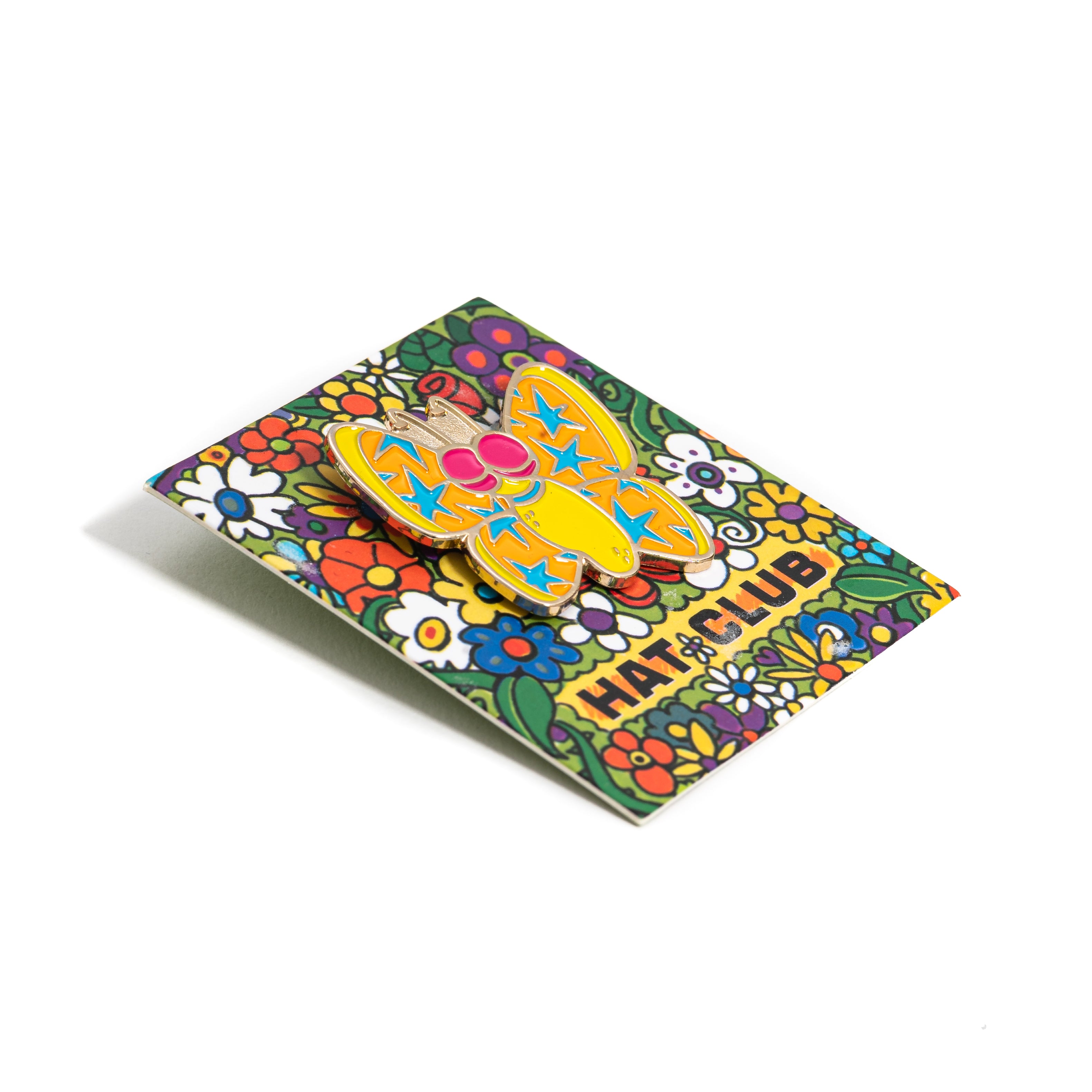 Super Bloom Sleepy Butterfly Pin - Multi Color Butterfly Brooch for Hats, Jackets & Bags | Unique Fashion Accessory for Women & Girls | Perfect for Casual Outfits, Parties & Gifts