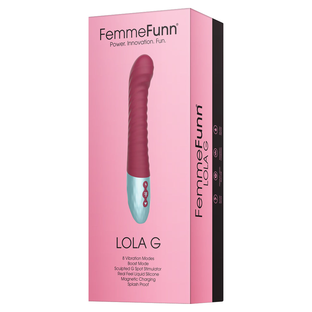 FemmeFunn Lola G - Premium Vibrating Massager for Women | Relaxing & Stimulating Personal Massager | Perfect for Stress Relief & Intimate Moments