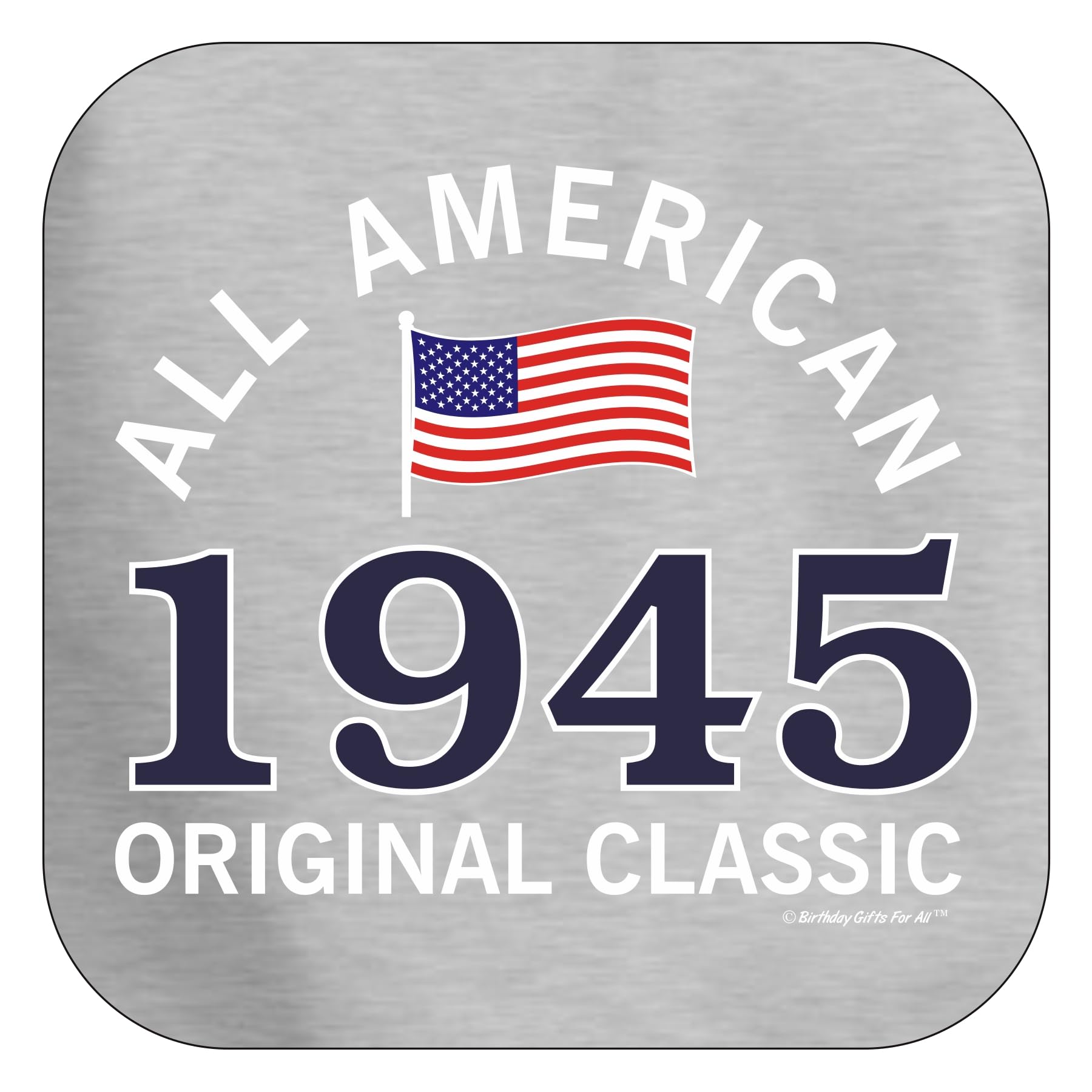 80th Birthday Shirt - Premium All American Classic Crewneck Sweatshirt for Milestone Year | Perfect Birthday Gift for Men & Women | Great for Parties, Family Reunions & Special Celebrations