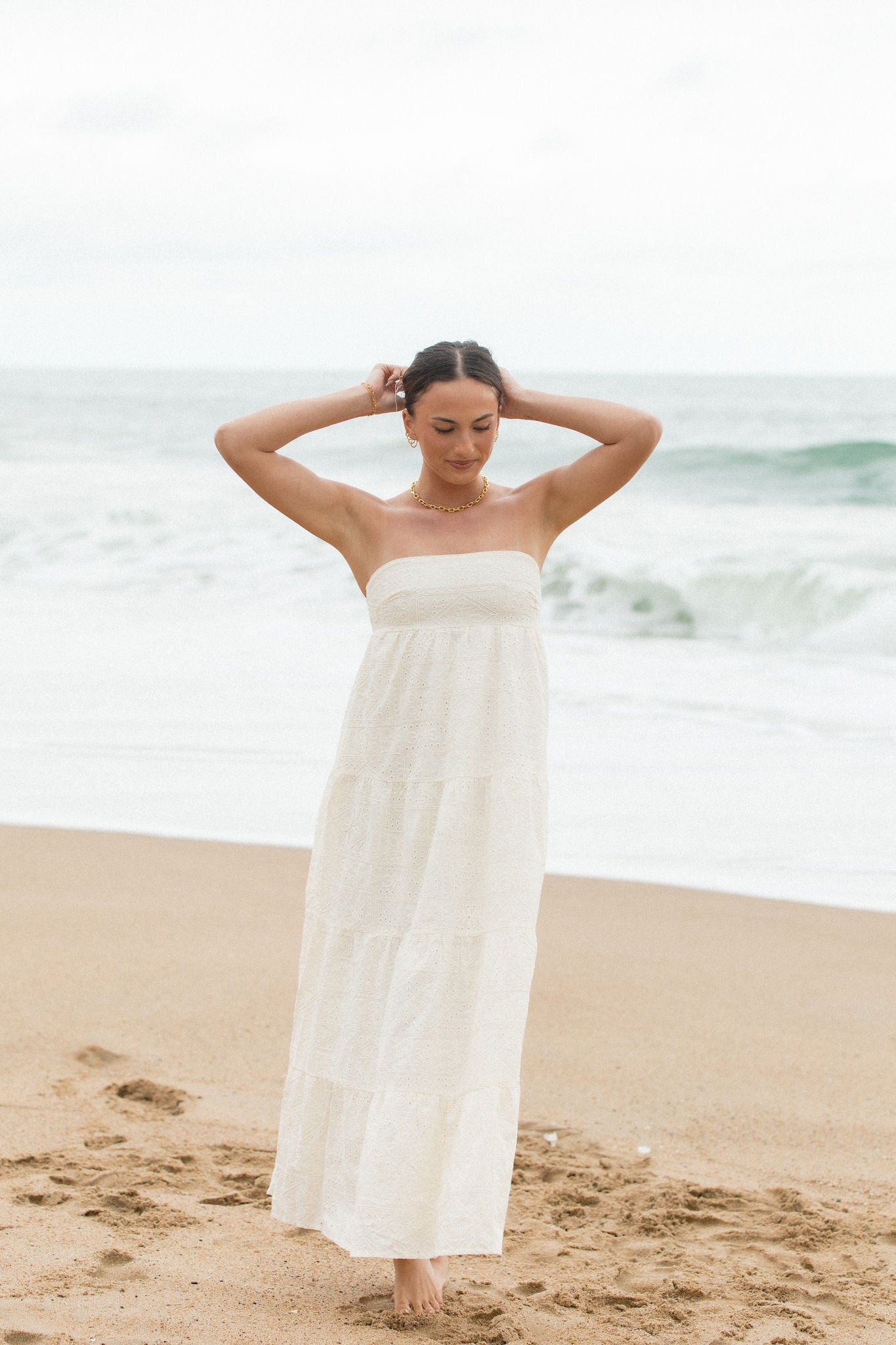 Winona Strapless Maxi Dress for Women - Elegant Summer Beach Wedding Party Dress - Perfect for Vacations, Date Nights & Special Occasions