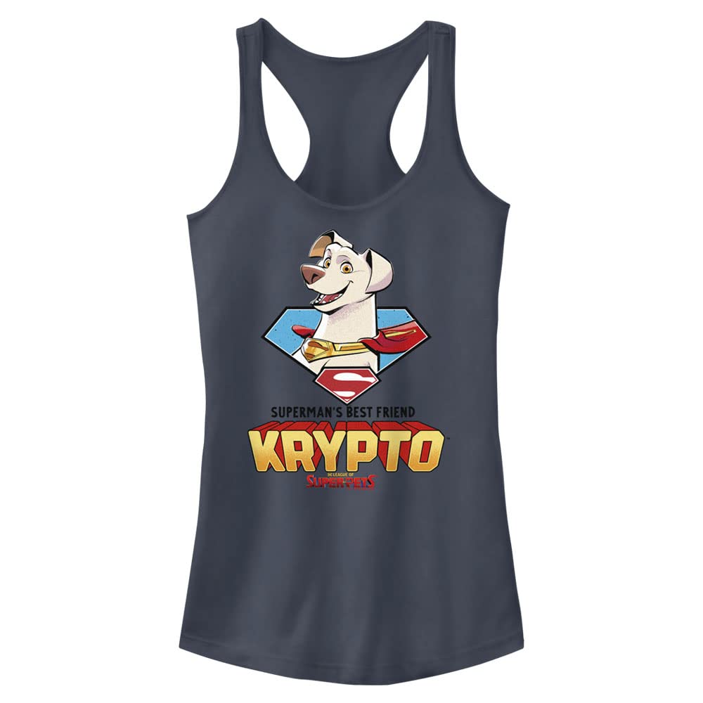 DC Super Pets Krypto Tank Top for Women - Gym & Casual Wear