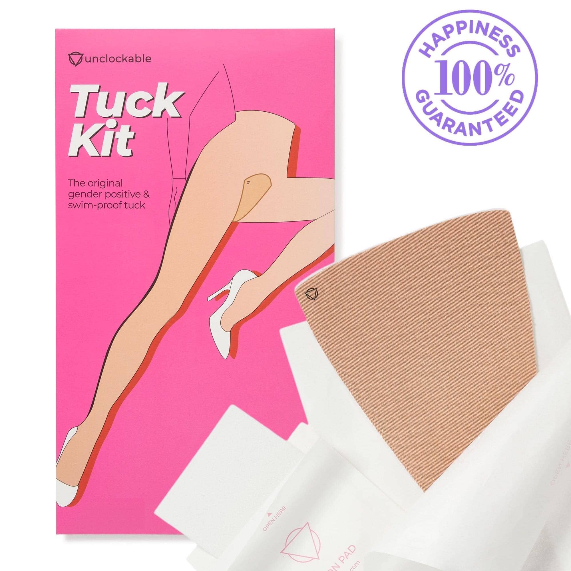 Unclockable Tuck Kit - 2 Pack | Comfortable & Secure Gaff Underwear for Transgender Women | Perfect for Everyday Wear, Cosplay & Special Occasions