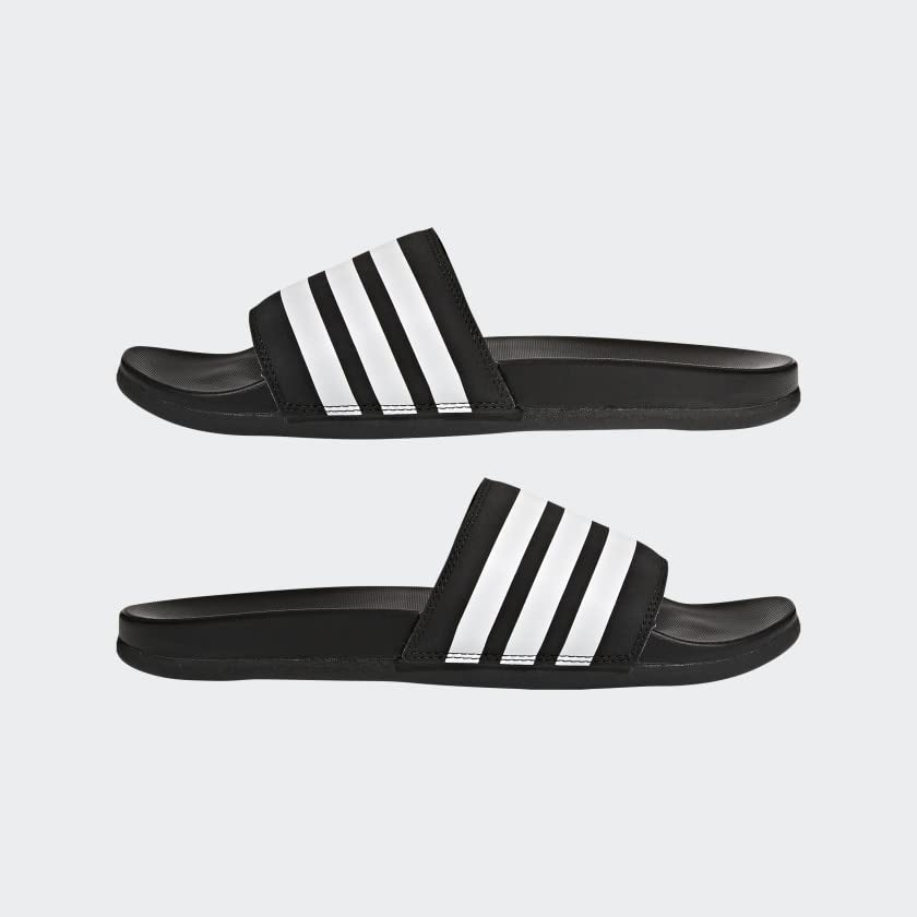Adidas Adilette CF+ Mono Men's Slides - Comfortable Beach & Pool Shoes for Summer, Gym, and Casual Wear